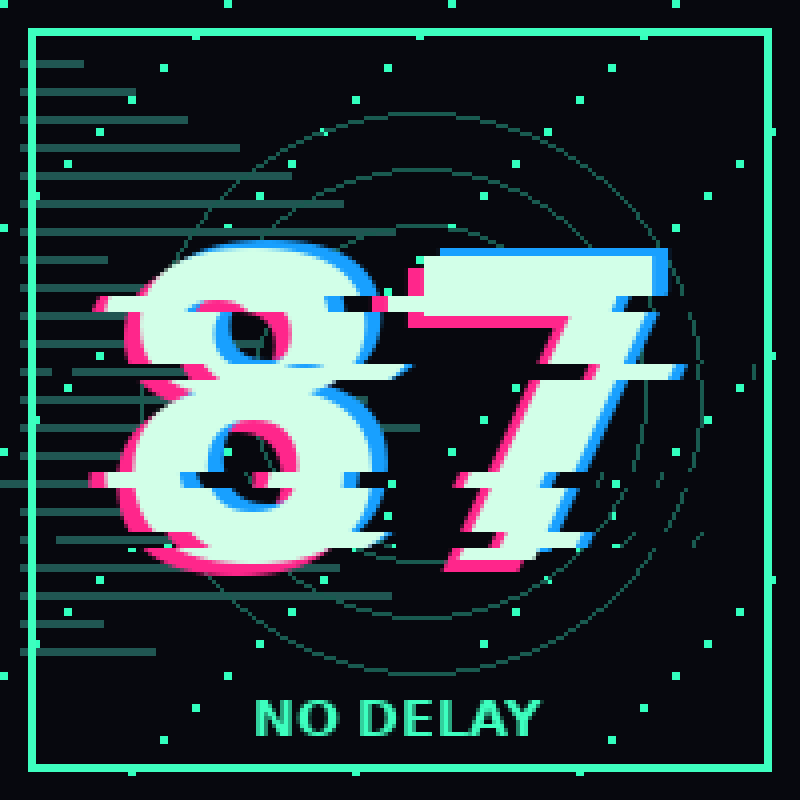 NO DELAY 87 logo